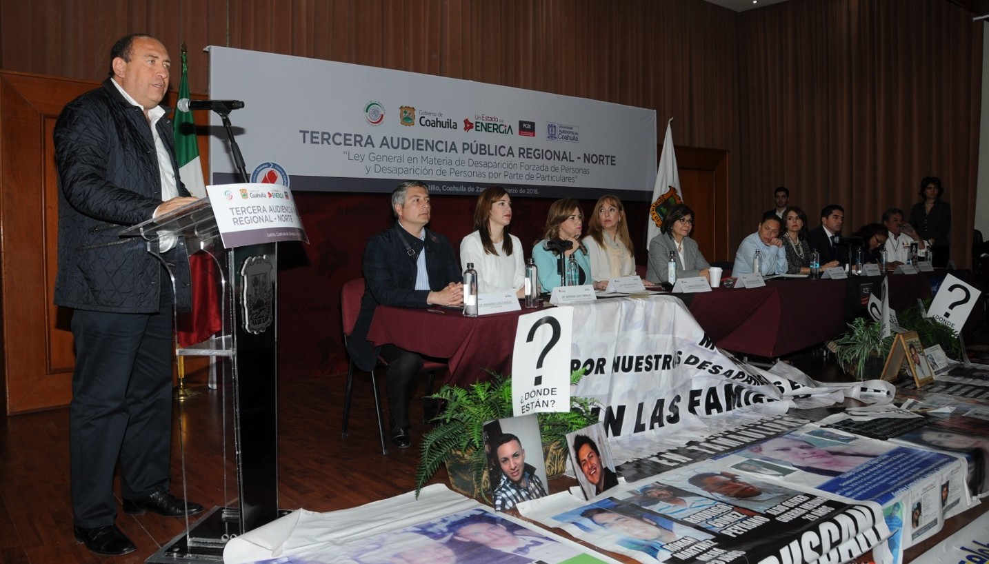 Reconocen  familiares de personas <br>desaparecidas trabajo <br> de Rubén Moreira