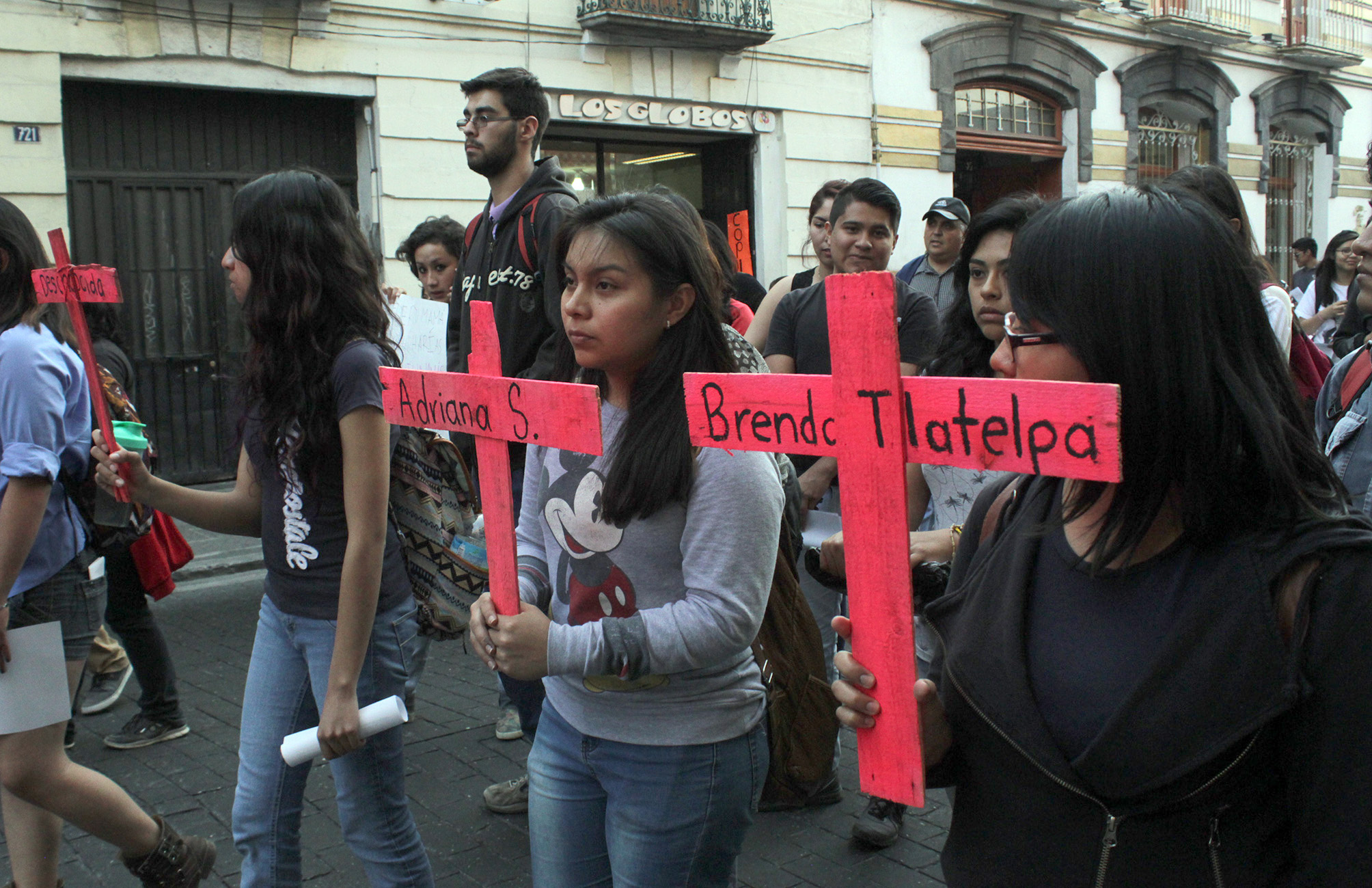 Protestan por feminicidios en Puebla; <br> más de 50 casos