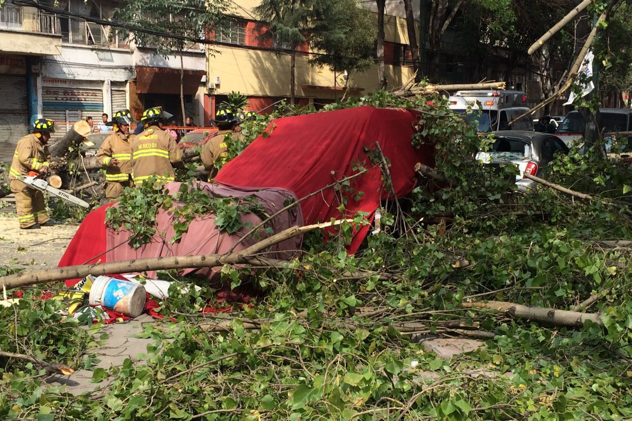De nuevo fuertes vientos en CD de Méx