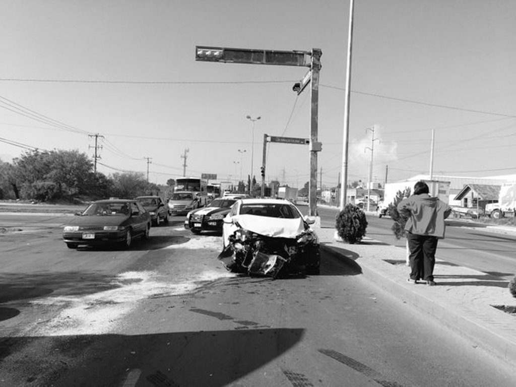 A pesar de poco tráfico, persisten accidentes viales