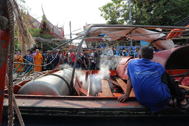 Explosión en barco deja 67 pasajeros heridos