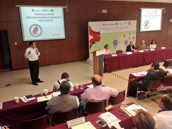 Detalla Ricardo Aguirre plan de trabajo de la Red de municipios saludables