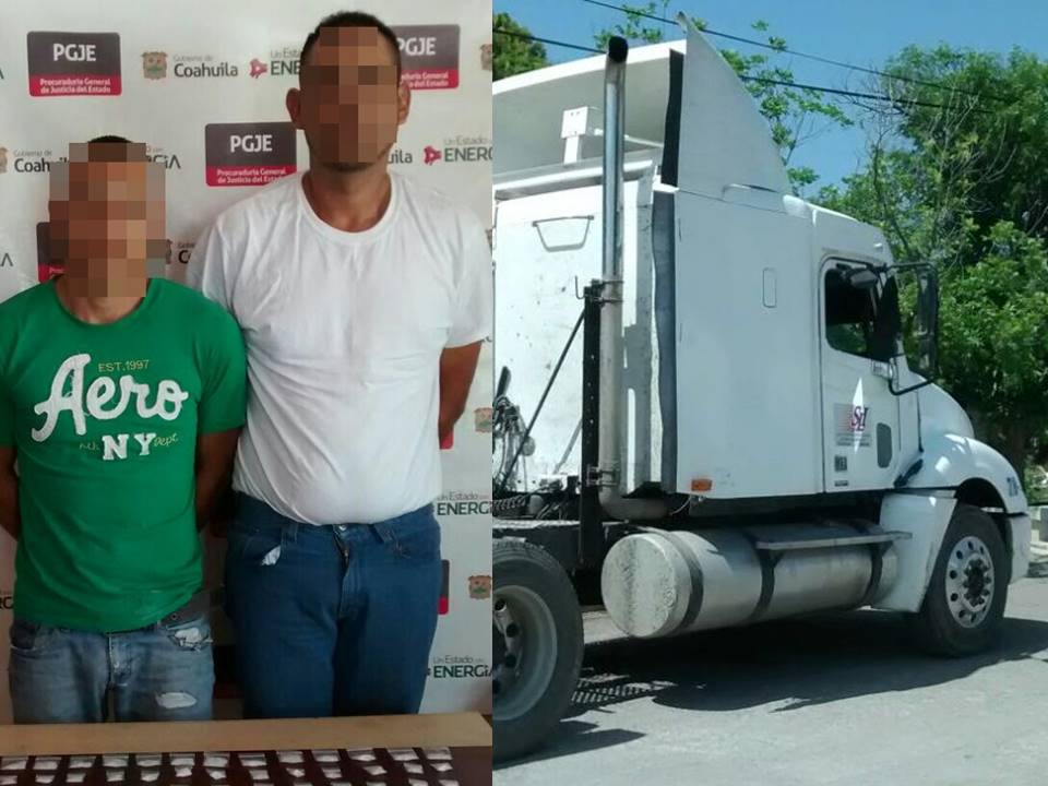 Detienen a dos traficantes de droga en Sabinas