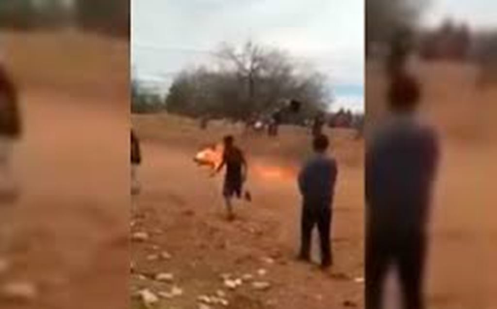 Repudian video de jóvenes que prenden fuego a un perro