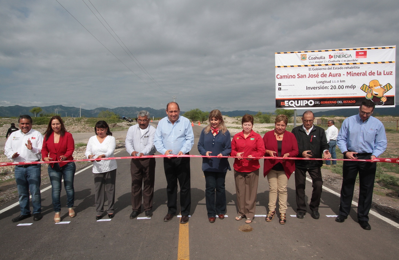 Entrega Rubén carretera en Progreso