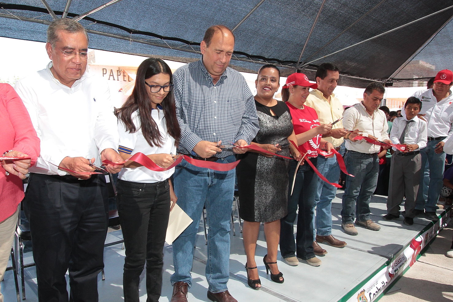 Ponen en marcha obra de pavimentación en Matamoros