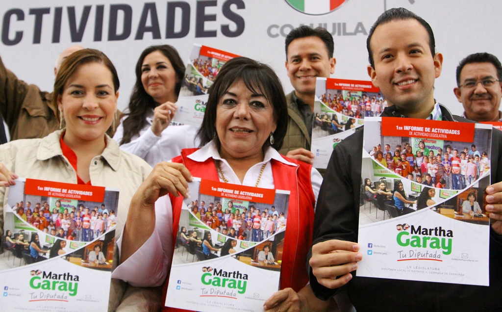 Presenta Martha Garay Primer Informe de resultados