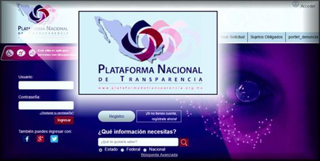 Inicia operaciones Plataforma Nacional de transparencia