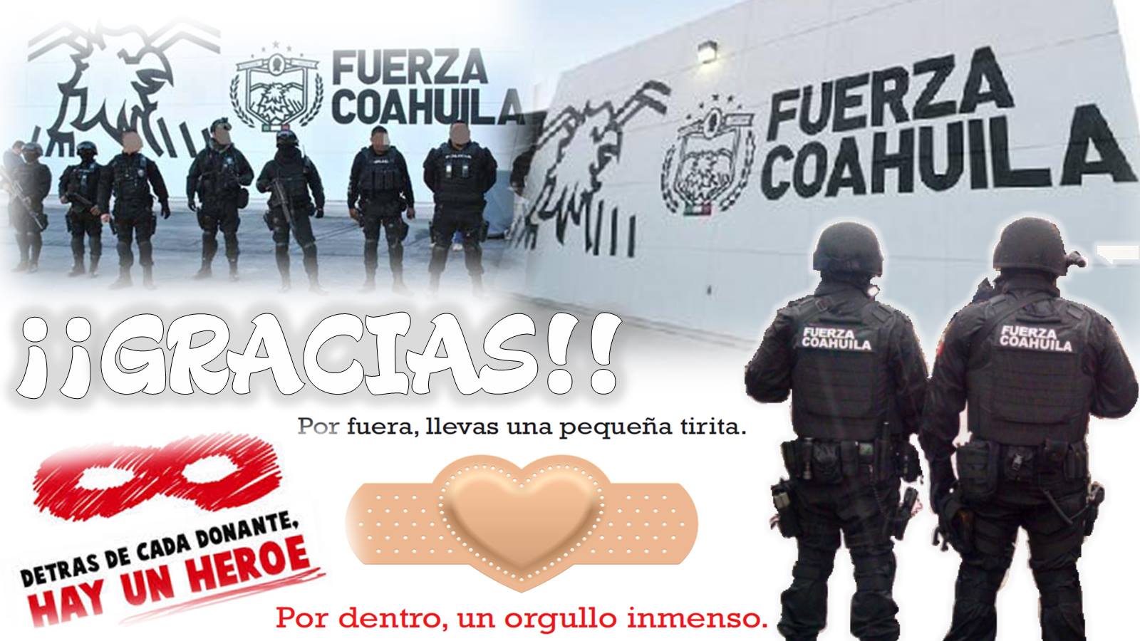 Agradecen altruismo <br> de Fuerza Coahuila