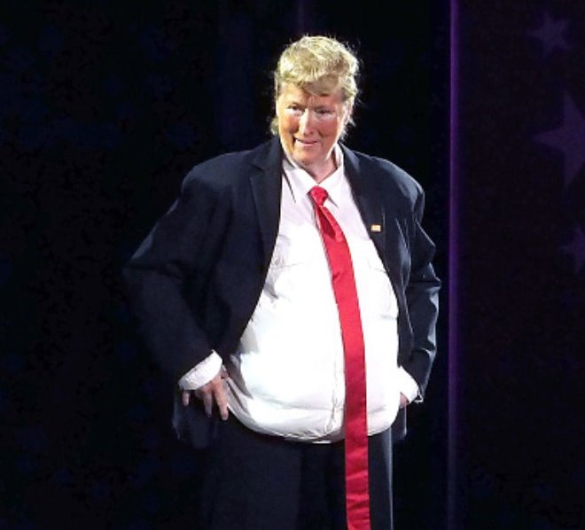 Meryl Streep caracterizó a Donald Trump