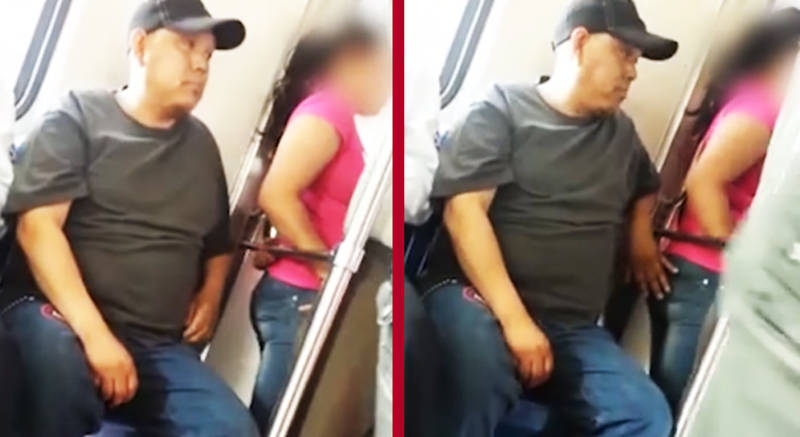 Graban a acosador en Metro de Monterrey