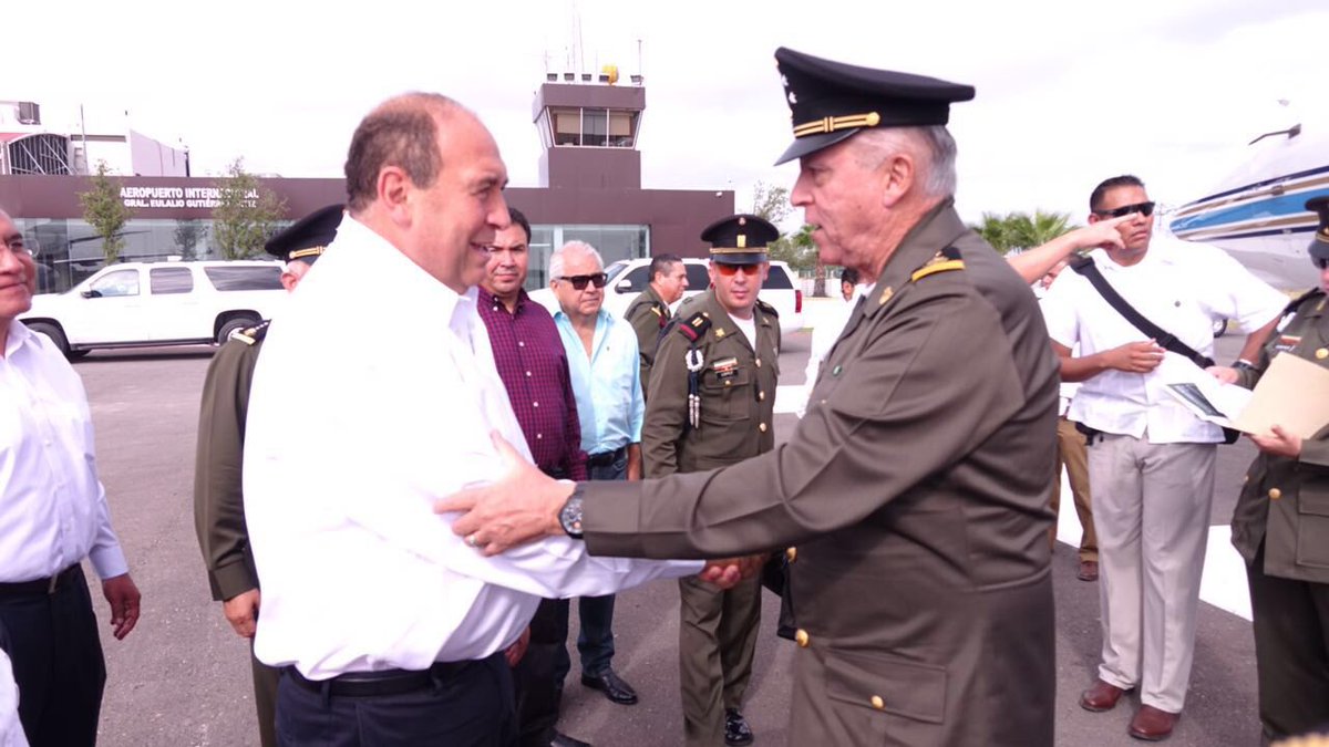 Coahuila, ejemplo en materia de <br> seguridad: Salvador Cienfuegos