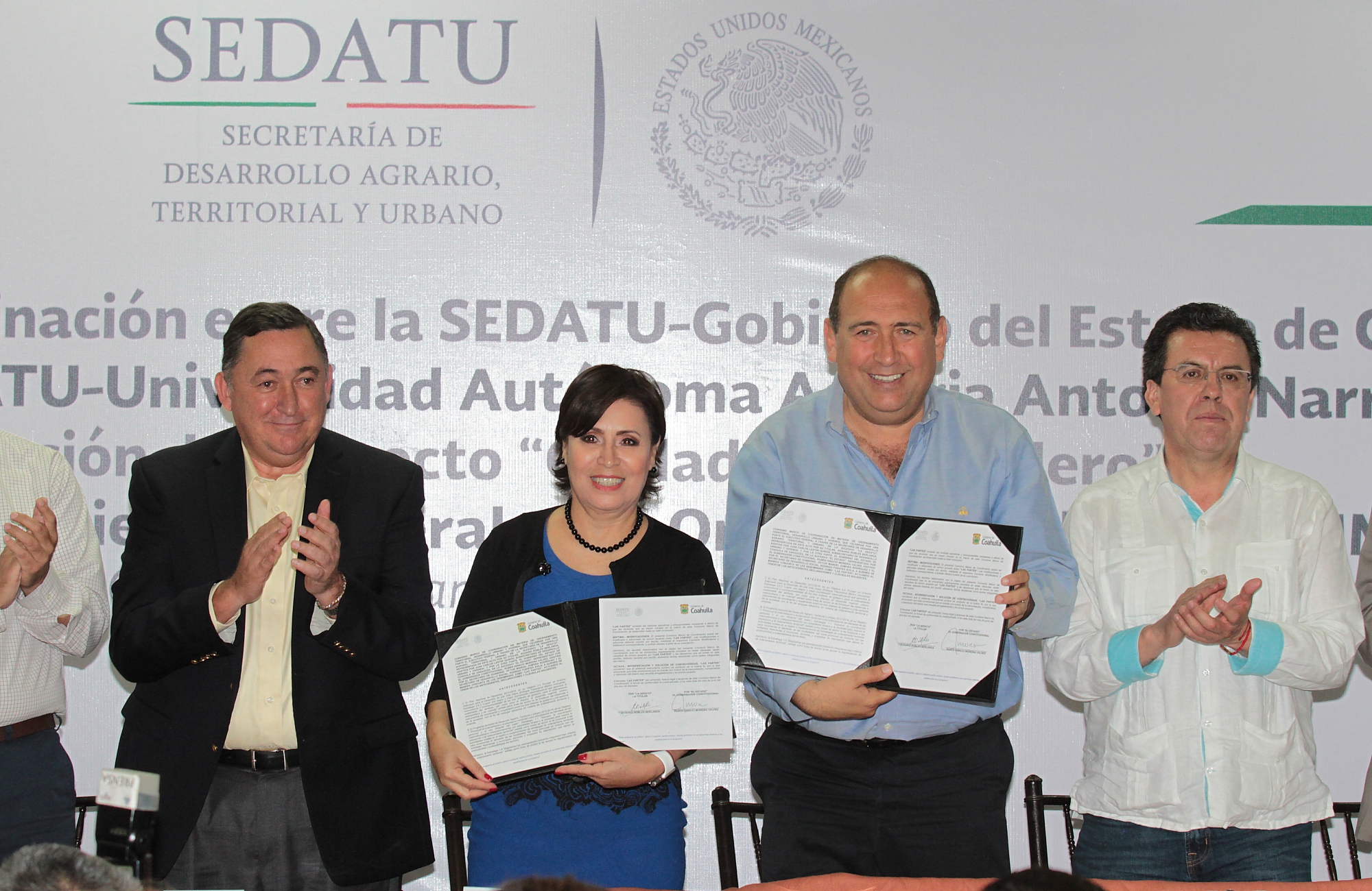 Signan convenios Sedatu-Coahuila