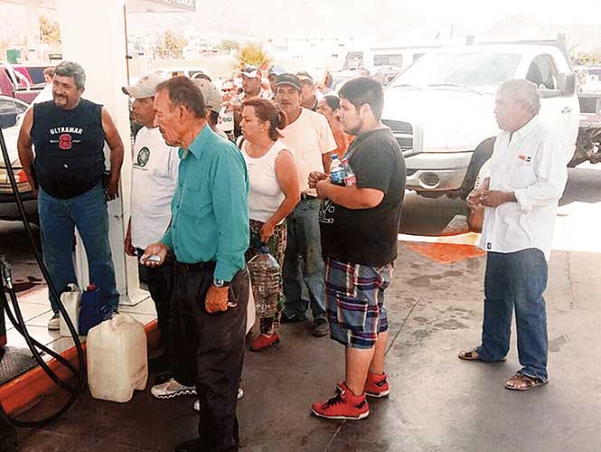 Escasez de gasolina en 4 estados
