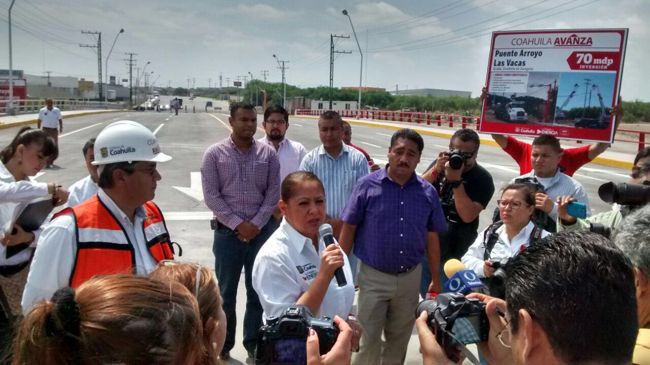 Casi listo, nuevo puente que <br>construye el estado en Acuña