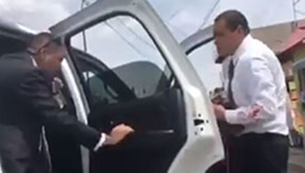 Circula en redes nuevo video de escoltas abusivos