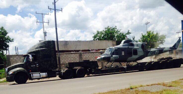 Arriban aeronaves militares <br>de exposición a Piedras Negras