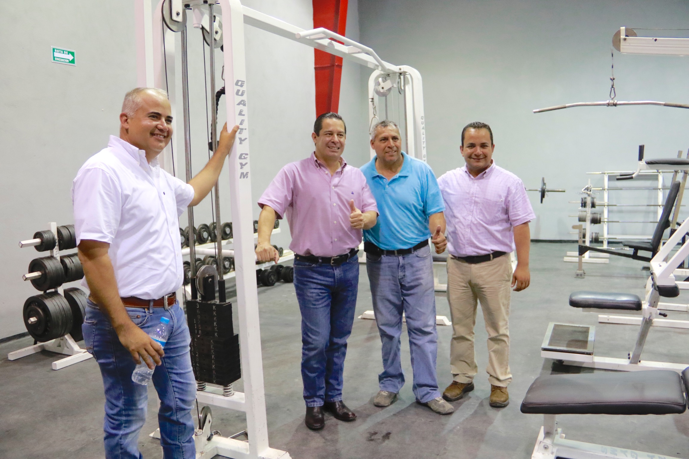 Anuncia alcalde reapertura <br>del gimnasio municipal