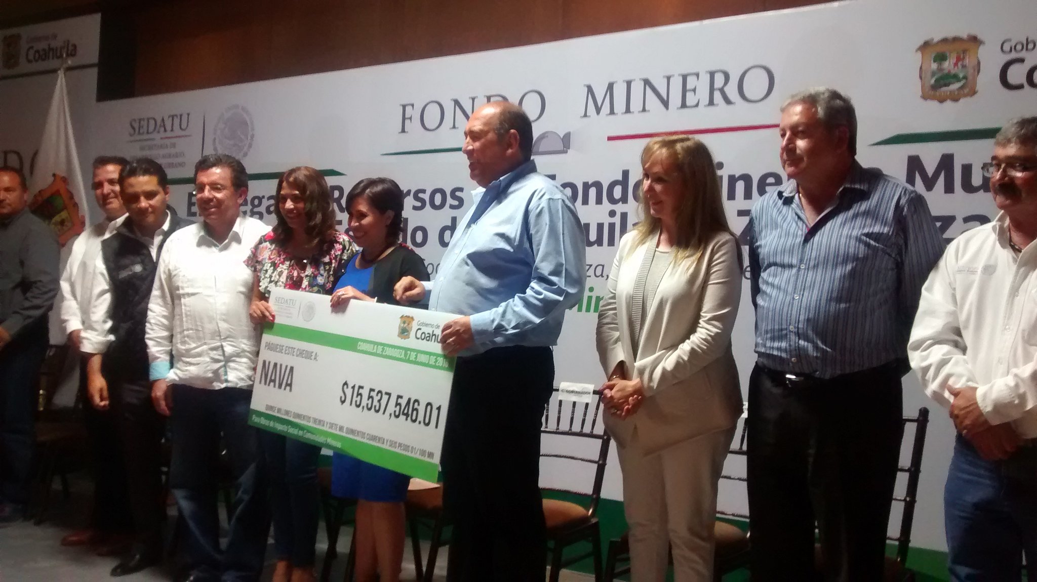 Recibe Coahuila 125 mdp del Fondo Minero