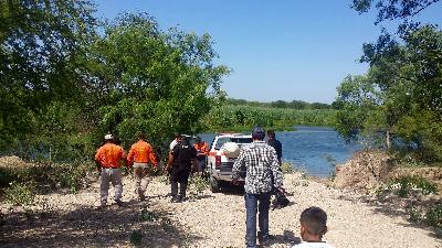 Buscan cuerpo de hombre ahogado en el río Bravo
