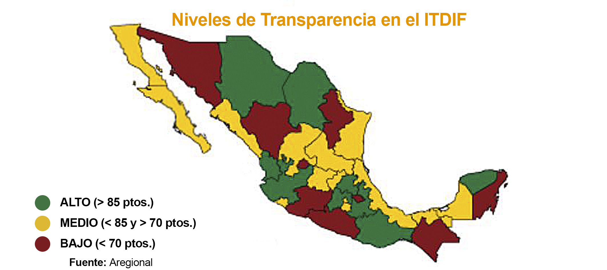 Escala Coahuila en Transparencia: Aregional