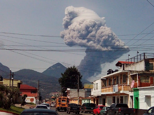 Ceniza de Guatemala alcanza a Tapachula