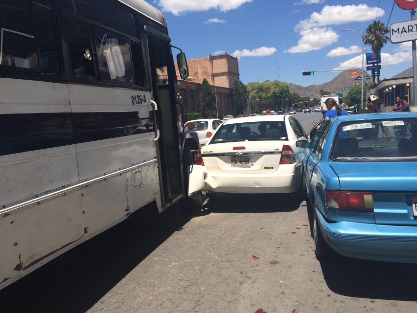 Accidente vial en Saltillo