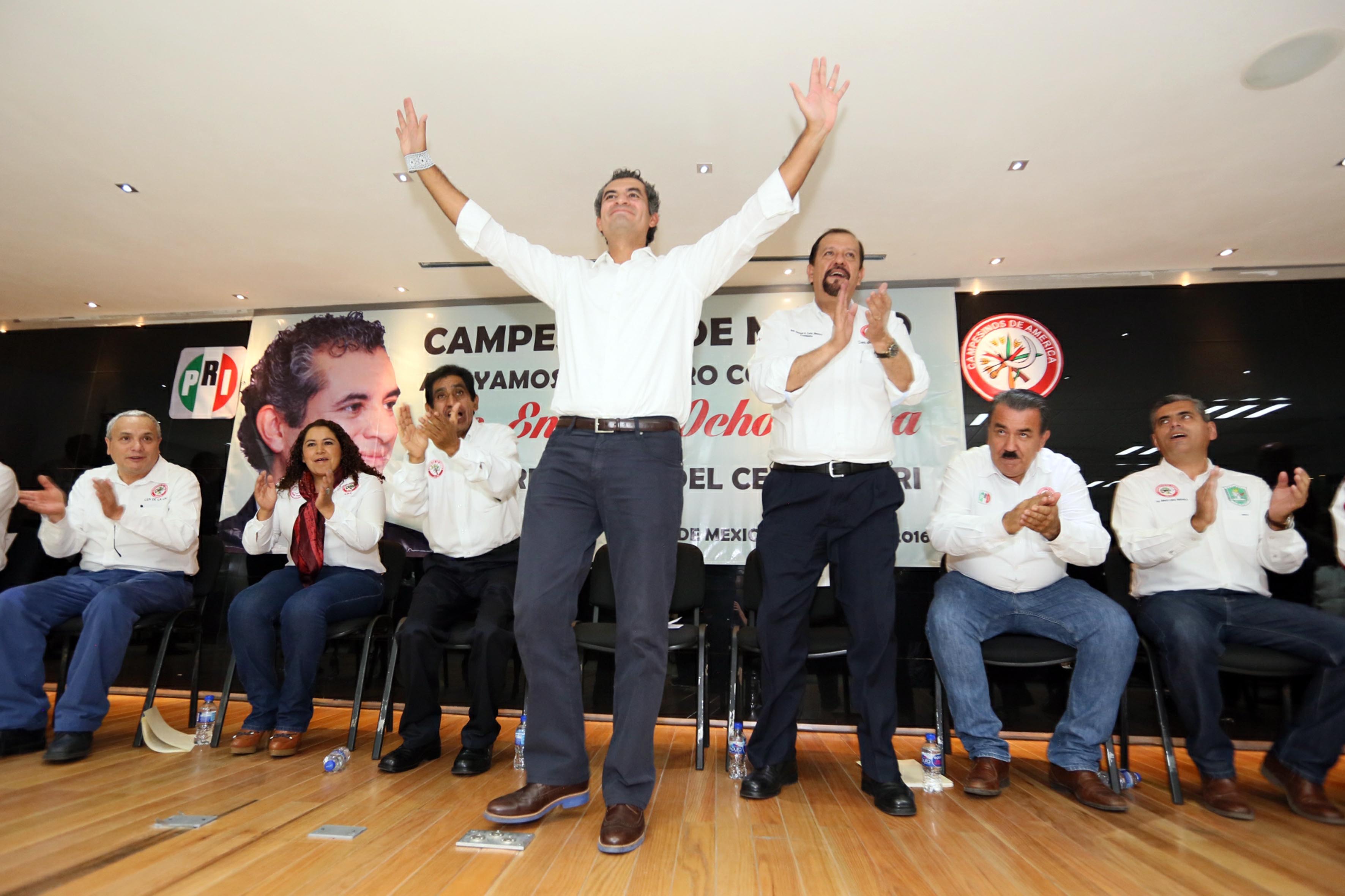 Apoya CNC a Ochoa Reza para dirigir el CEN del PRI