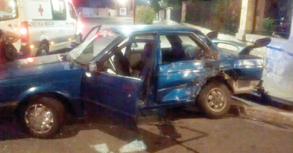 Ebrio embiste a familia y lesiona a pequeña