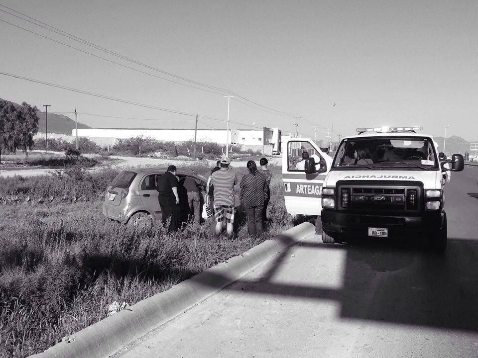 Choque deja dos lesionados
