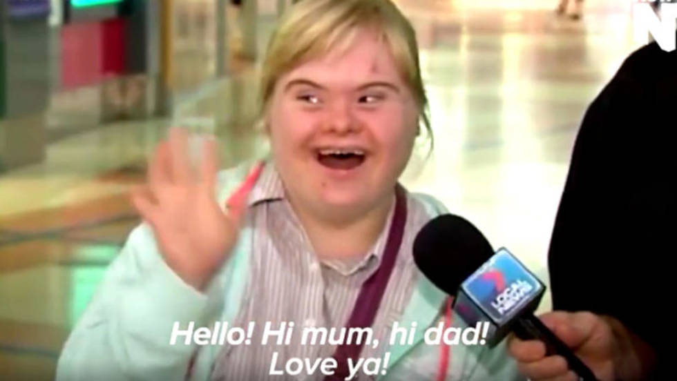 Reacción de niña con síndrome de Down se viraliza