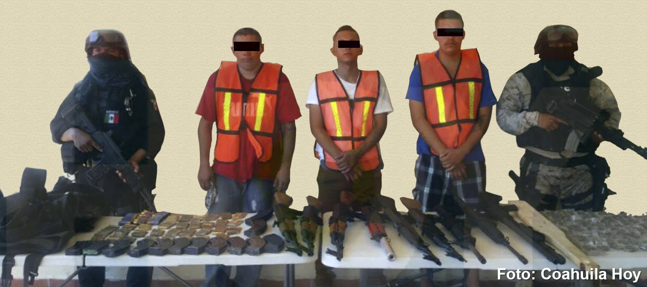 Desarticula Fuerza Coahuila <br>célula del crimen organizado