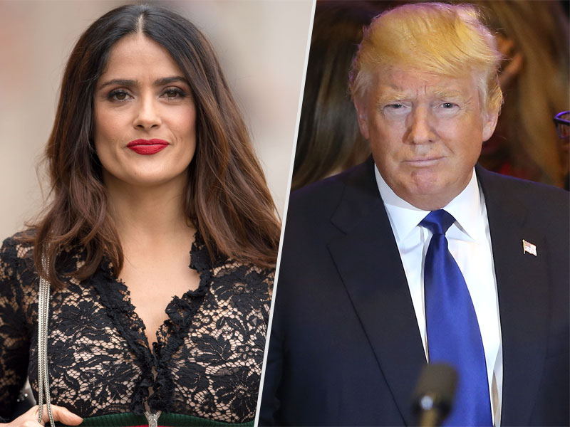Donald Trump pagó 120 mil dólares por una cita con Salma Hayek