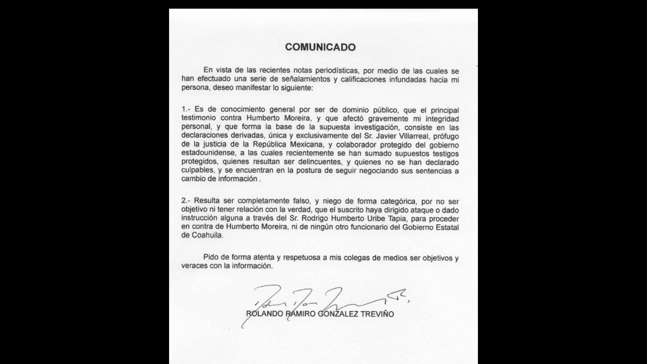 Desmiente Rolando González a Proceso; <br>no dio línea a “soplón”, asegura