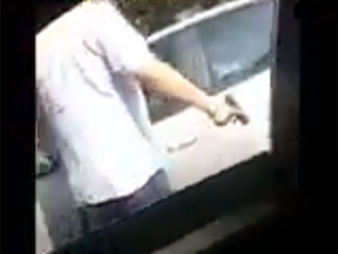 #LordPistola amenaza a automovilista tras choque