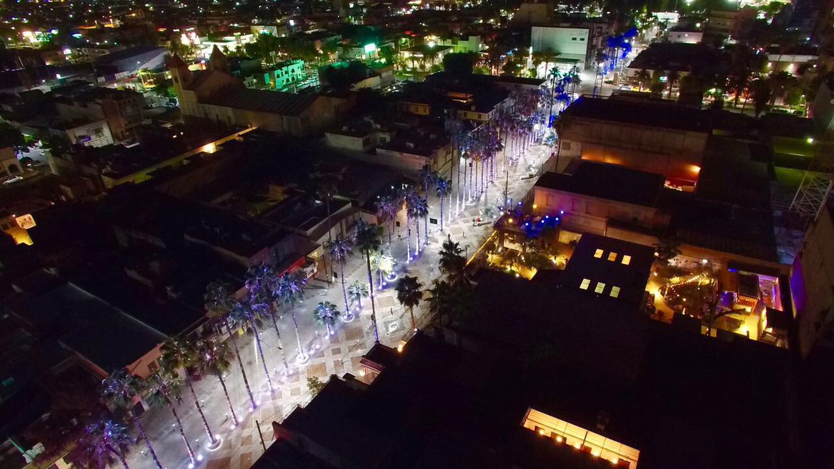 Continúan las obras de embellecimiento en el Paseo Morelos de Torreón