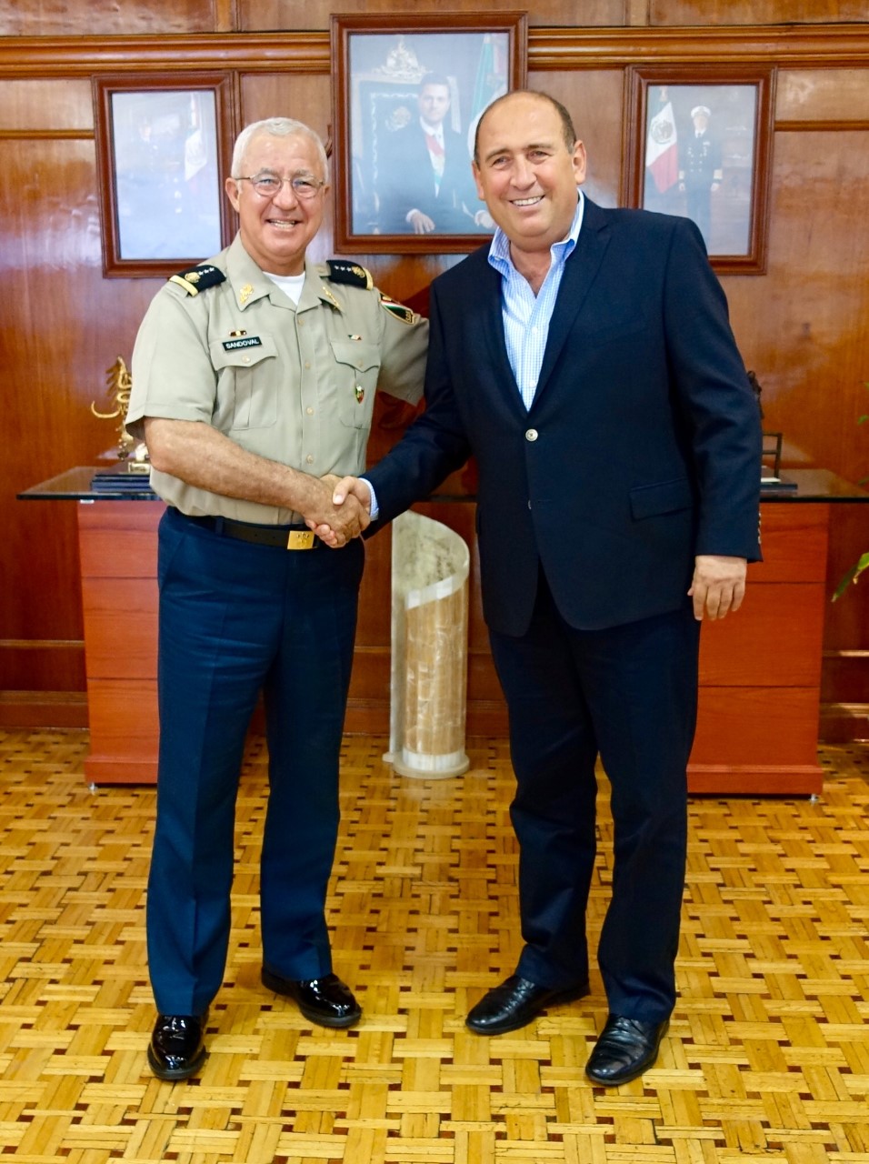 Revisa RMV acuerdos para construcción de Mega Cuartel