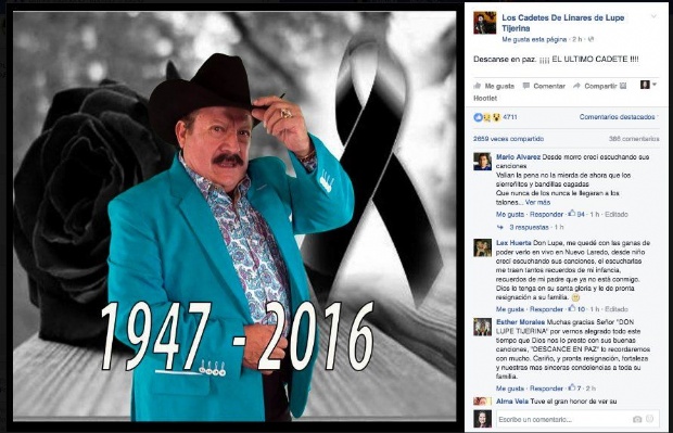 Muere Don Lupe Tijerina, líder de Los Cadetes de Linares