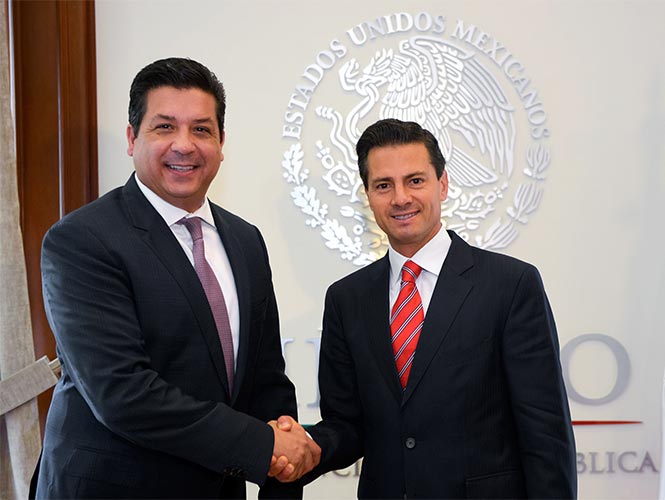 Peña Nieto y Cabeza de Vaca acuerdan trabajo conjunto