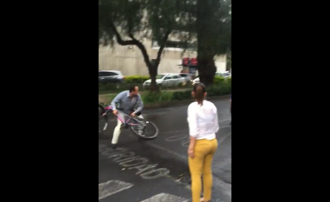 Video: nueva agresión contra ciclista en Polanco