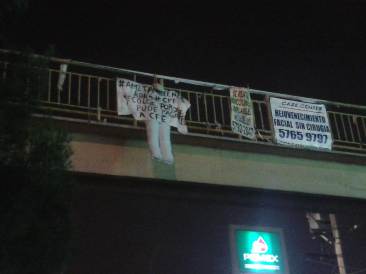 “Me colgué porque no pude pagar a CFE”