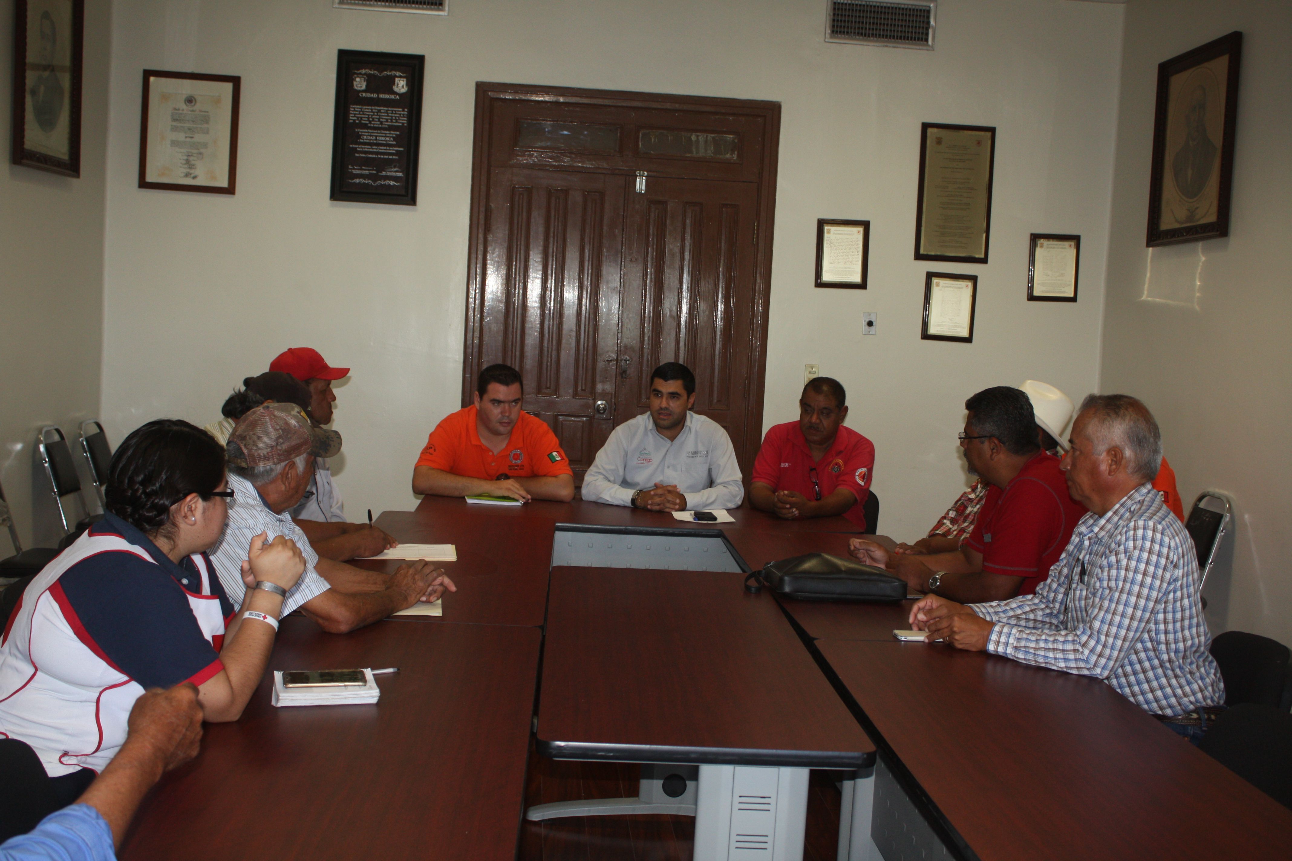 Informan a autoridades ejidales de San Pedro sobre contingencia
