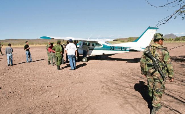 Sedena reporta alza de narcopistas destruidas
