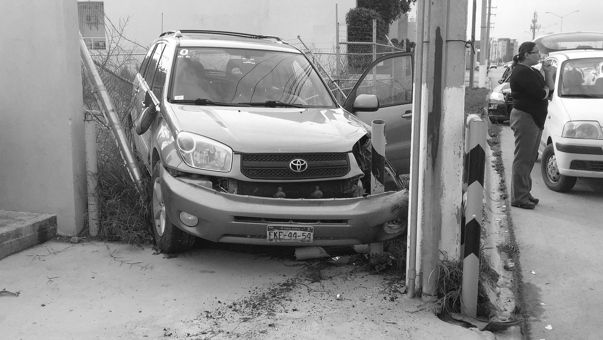 Accidente con persona lesionada esta mañana en Saltillo