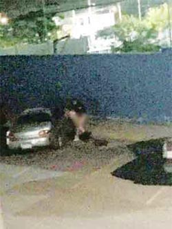 Sorprenden a policía de Saltillo teniendo sexo en la calle