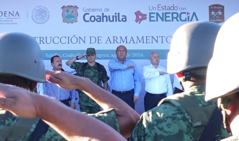 Encabeza Rubén destrucción de armas <br>decomisadas a la delincuencia