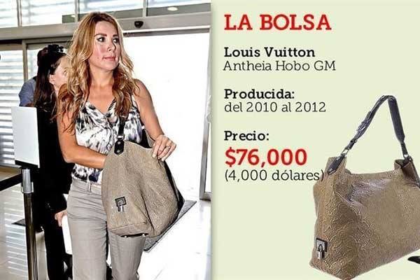 Luce ex alcaldesa panista bolso de 76 mil pesos