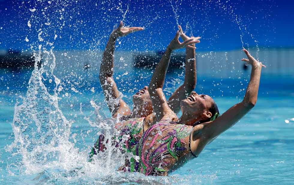 Se meten mexicanas a final de nado sincronizado