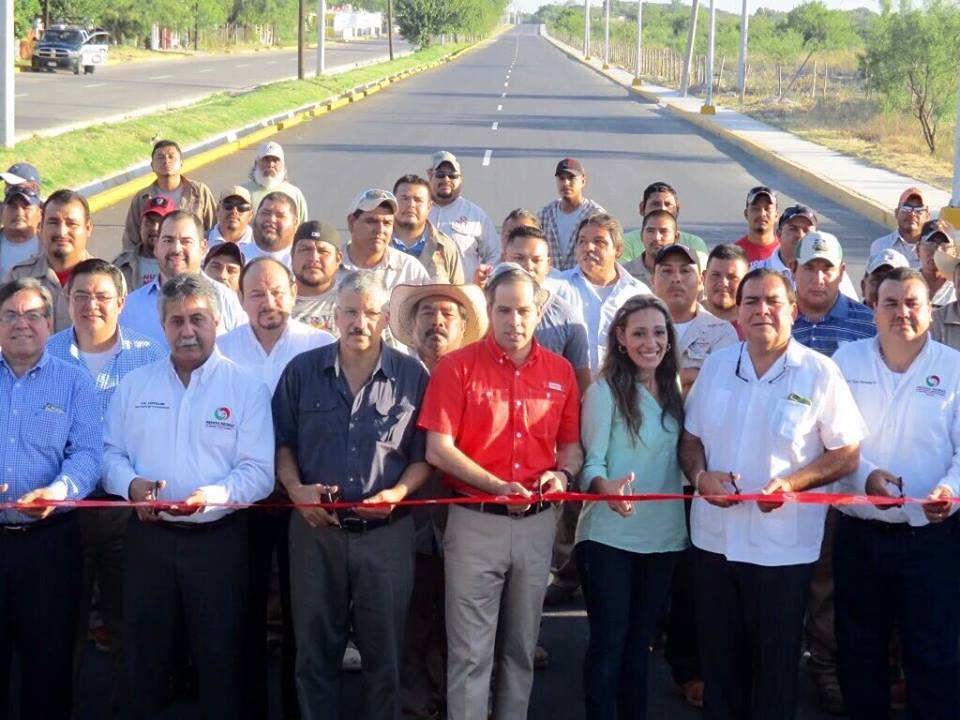Fernando Purón inaugura el Blvd. Centenario en PN