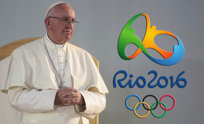Papa Francisco felicita a los atletas de JO